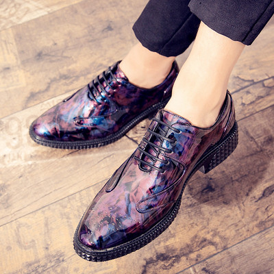 Мъжки официални обувки с груба подметка в няколко модела