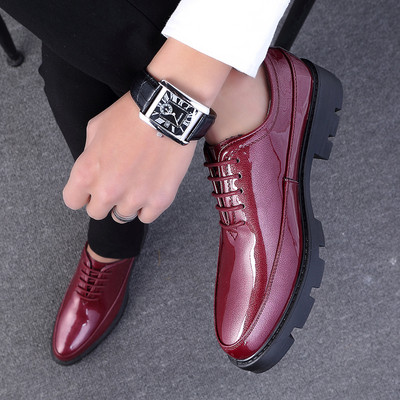 Мъжки официални обувки с груба подметка в няколко модела