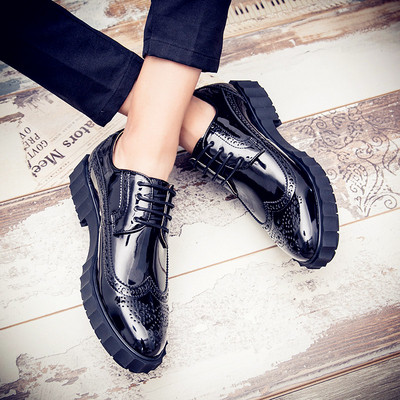 Мъжки официални обувки с груба подметка в няколко модела