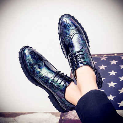 Мъжки официални обувки с груба подметка в няколко модела