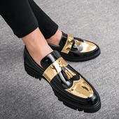 Стилни мъжки мокасини  в два цвята 