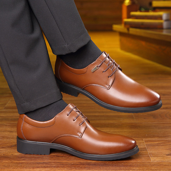 Мъжки официални обувки с връзки в няколко модела