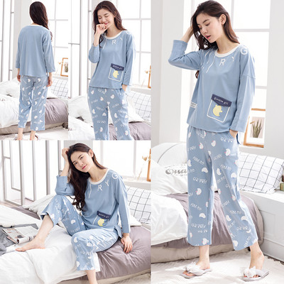 Дамска цветна пижама в няколко модела