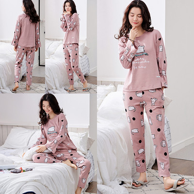 Дамска цветна пижама в няколко модела