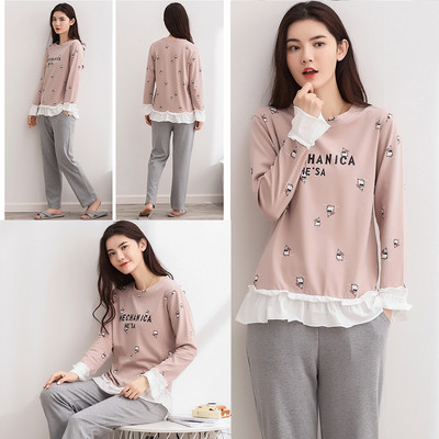 Дамска цветна пижама в няколко модела