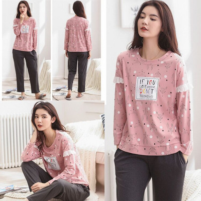 Дамска цветна пижама в няколко модела