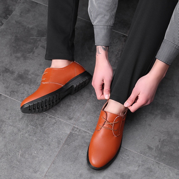 Официални мъжки обувки в два цвята