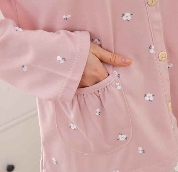 Дамска пижама от две части в два цвята