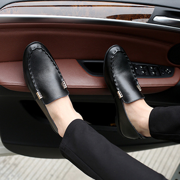 Ежедневни мъжки мокасини от еко кожа в няколко цвята 