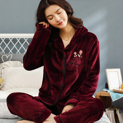 Мека памучна пижама от две части с щампа