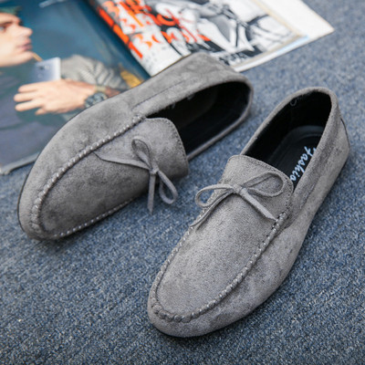 Мъжки ежедневни велурени  мокасини в няколко цвята