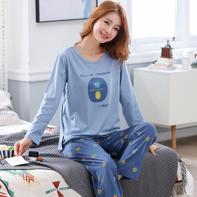 Дамска пижама широк модел от две части