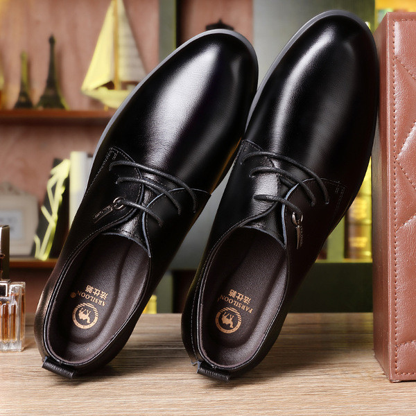 Официални мъжки обувки с връзки в два цвята