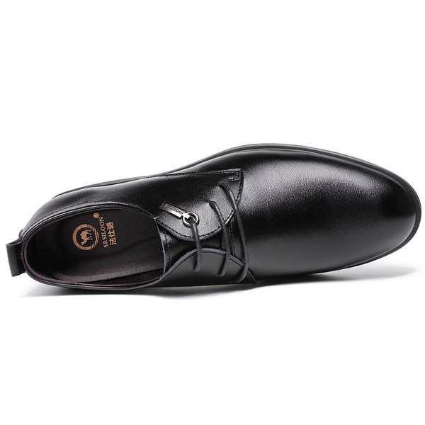 Официални мъжки обувки с връзки в два цвята