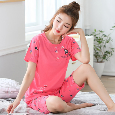 Дамска пижама в няколко модела с надпис и щампа