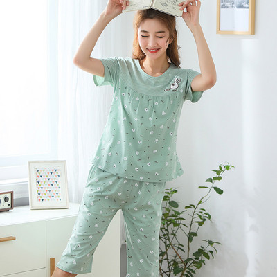 Дамска пижама в няколко модела с надпис и щампа