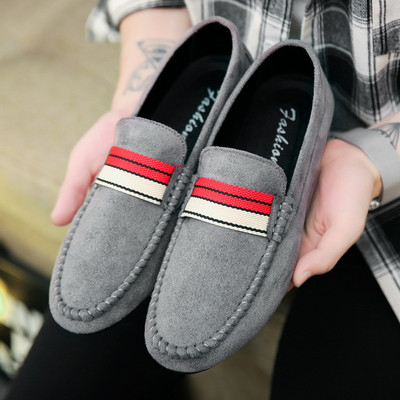 Ежедневни мъжки мокасини от велур в няколко цвята 