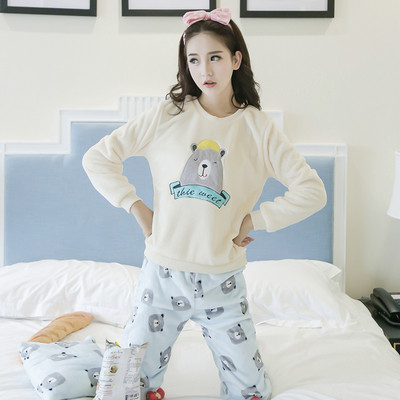 Γυναικείες πιτζάμες από βαμβάκι  με εκτύπωση