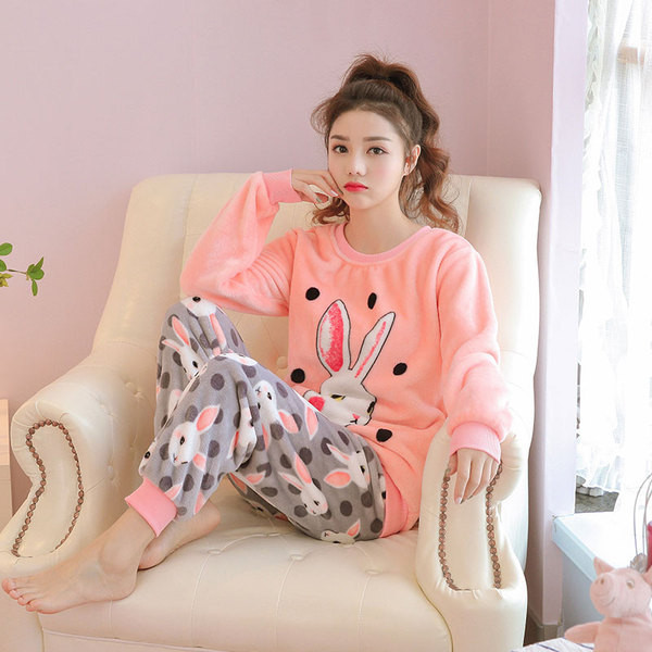 Γυναικείες πιτζάμες από βαμβάκι  με εκτύπωση