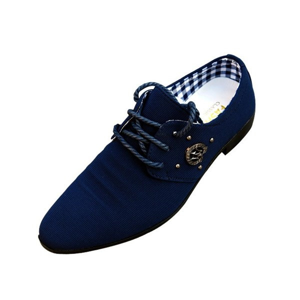 Мъжки официални обувки заострен модел в три цвята