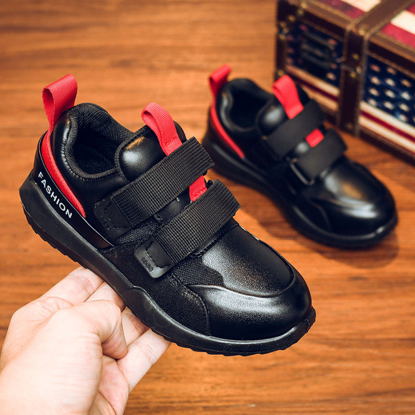 Стилни детски маратонки от еко кожа за момчета в три цвята