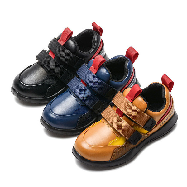 Стилни детски маратонки от еко кожа за момчета в три цвята