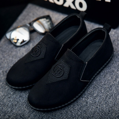 Ежедневни мъжки мокасини с цветна емблема в няколко цвята