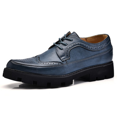 Официални мъжки обувки с груба подметка в няколко цвята