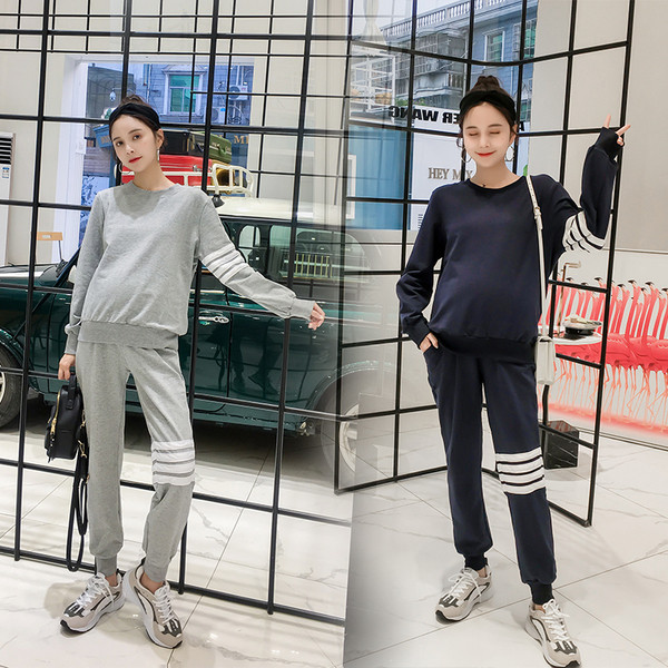 Αθλητικό σετ  για έγκυες γυναίκες σε δύο χρώματα