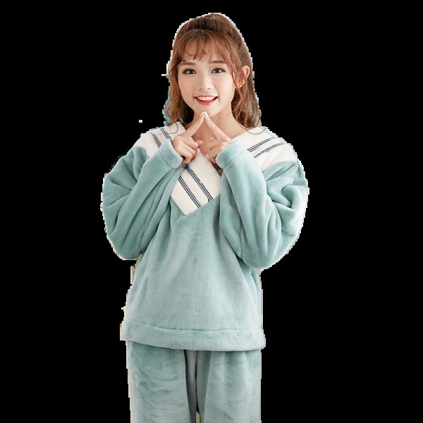 Дамска памучна пижама широк модел в няколко цвята