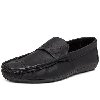 Moccasins δέρματος για άντρες καθαρό μοντέλο σε πολλά χρώματα