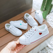 Модерни детски маратонки за момичета в бяло