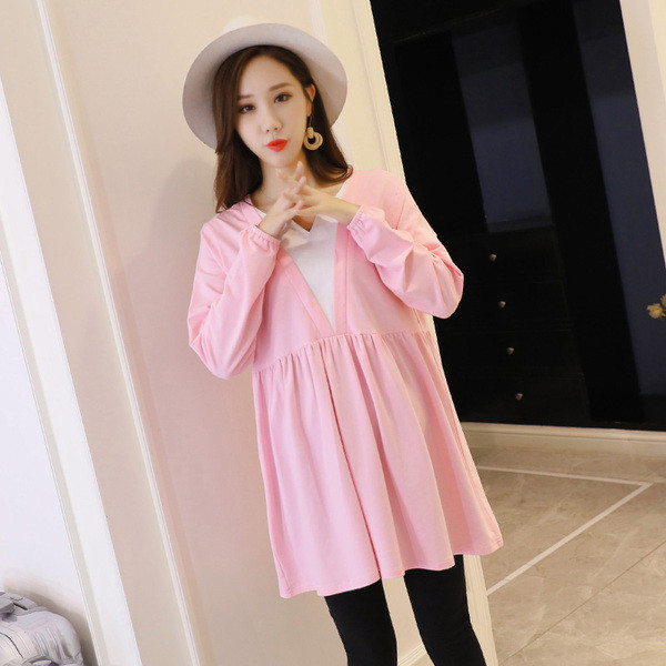 Ежедневна блуза за бременни жени в три цвята