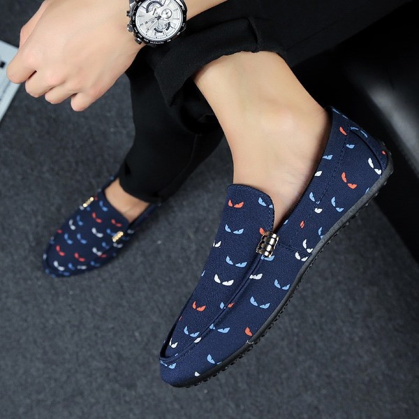 Стилни мъжки мокасини от еко кожа  в няколко цвята 