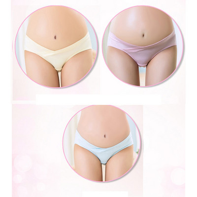 Σετ από τρία κομμάτια εσώρουχου για έγκυες γυναίκες - διαφορετικά χρώματα