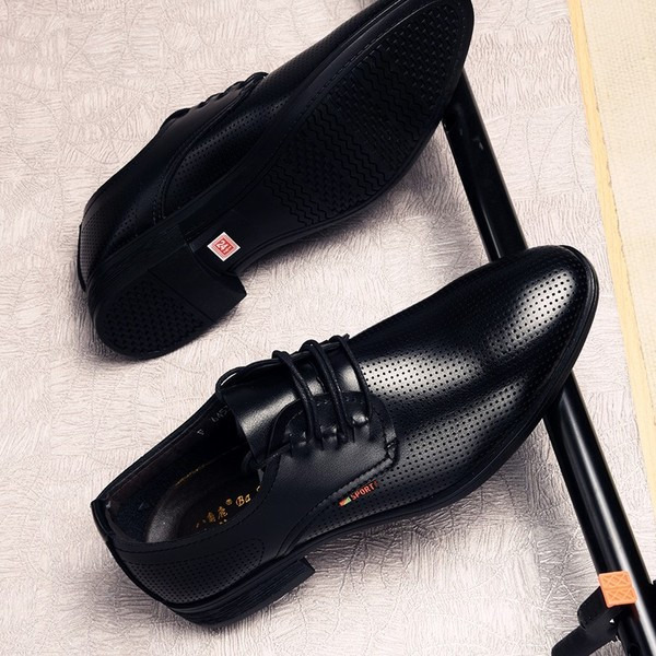 Официални мъжки обувки-два модела в черен цвят