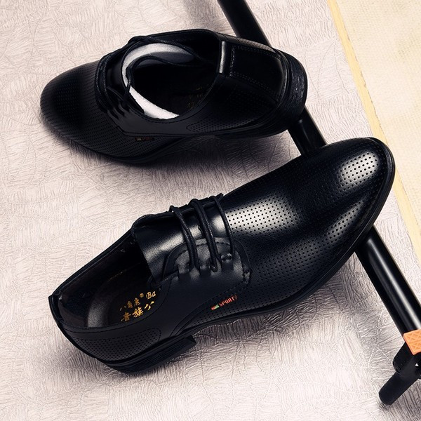 Официални мъжки обувки-два модела в черен цвят