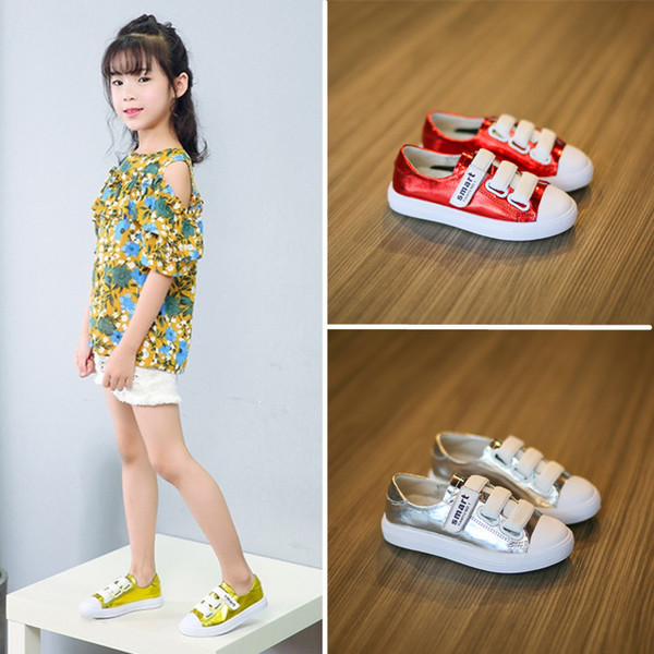 Стилни детски кецове в три цвята за момичета 