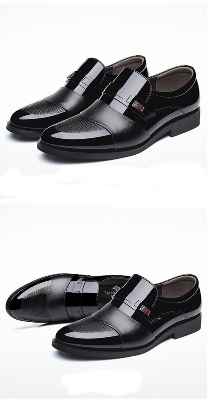 Pantofi formali pentru bărbați în negru și maro