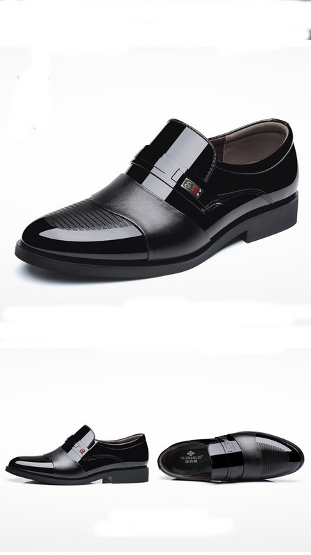 Pantofi formali pentru bărbați în negru și maro
