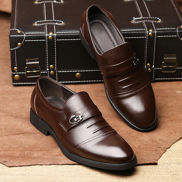 Pantofi formali pentru bărbați în negru și maro