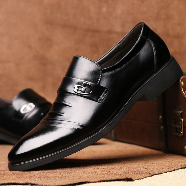 Pantofi formali pentru bărbați în negru și maro