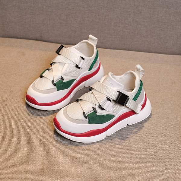 Adidași casual pentru copii pentru fete în alb și roz