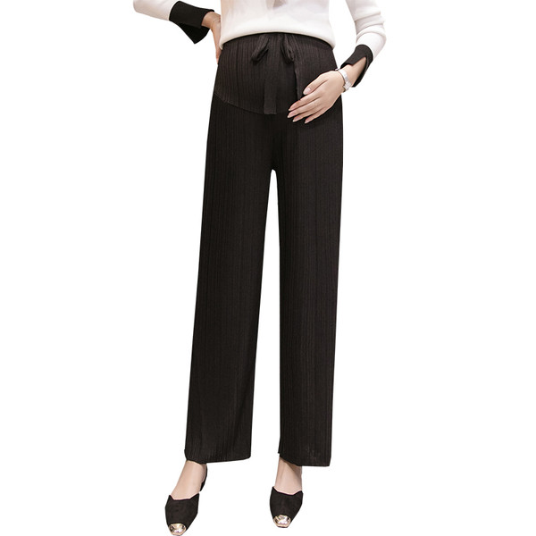 Модерен панталон за бременни жени в три цвята - широк модел