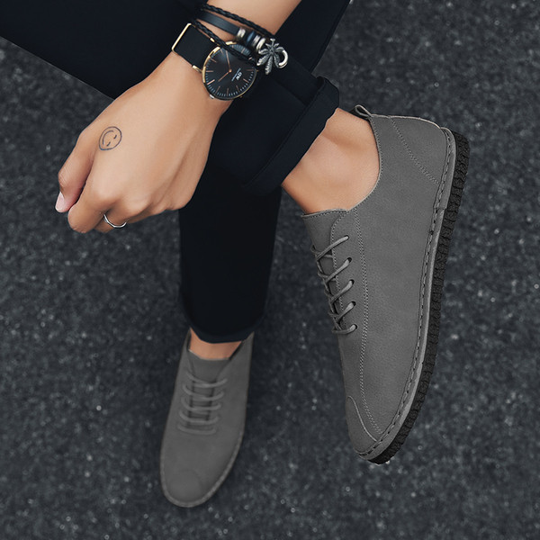 Официални мъжки обувки с връзки в три цвята