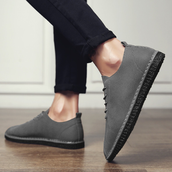 Официални мъжки обувки с връзки в три цвята