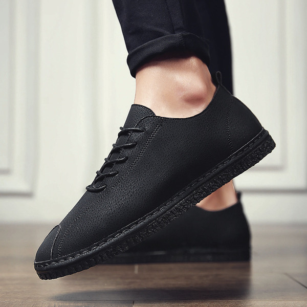 Официални мъжки обувки с връзки в три цвята