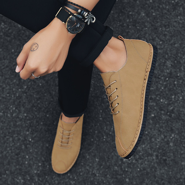 Официални мъжки обувки с връзки в три цвята