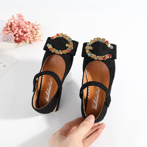 Pantofi moderni pentru copii in doua culori cu catarama