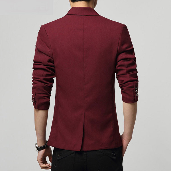 Jacheta barbateasca in trei culori cu decor metalic